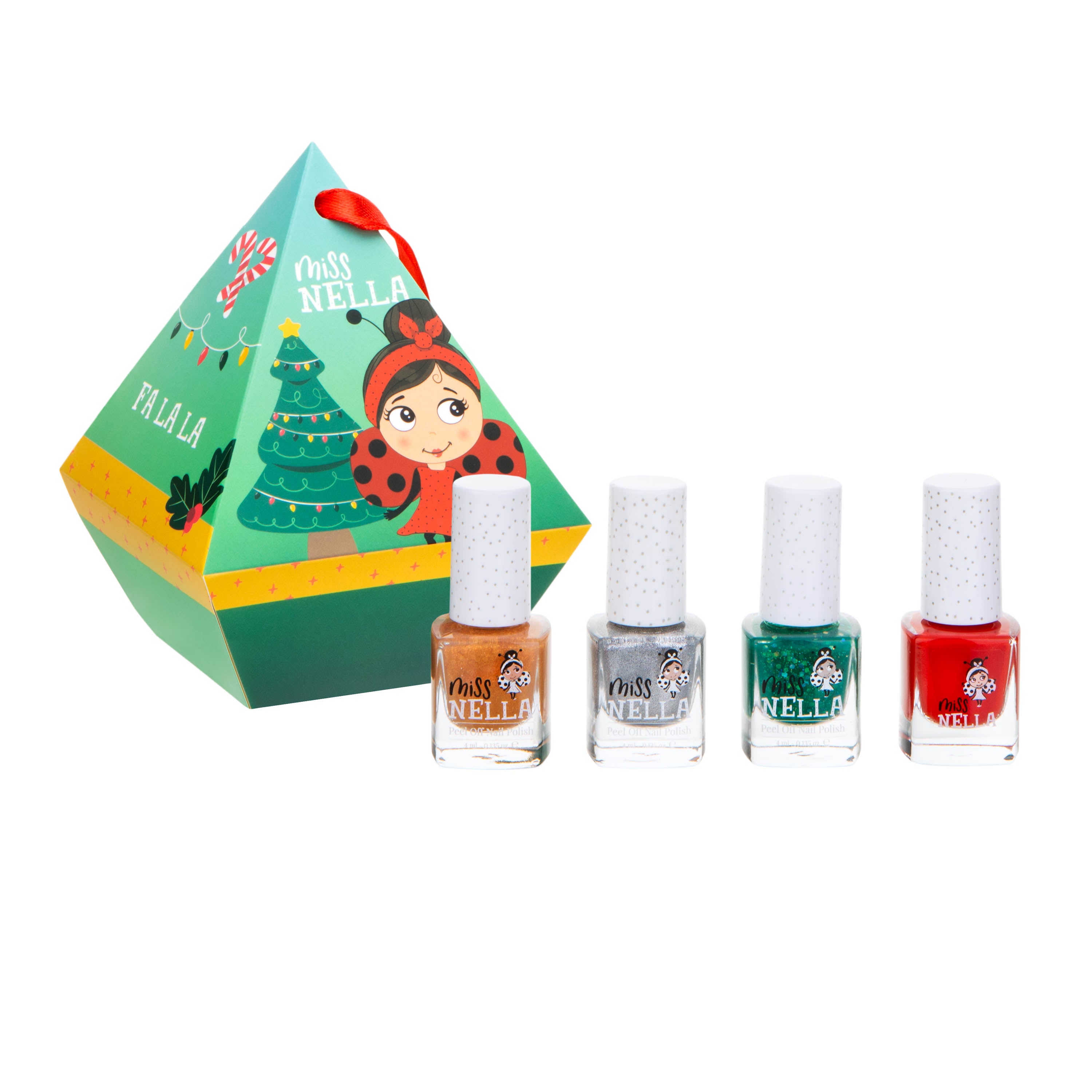 Festive Diamond 4 nail polishes