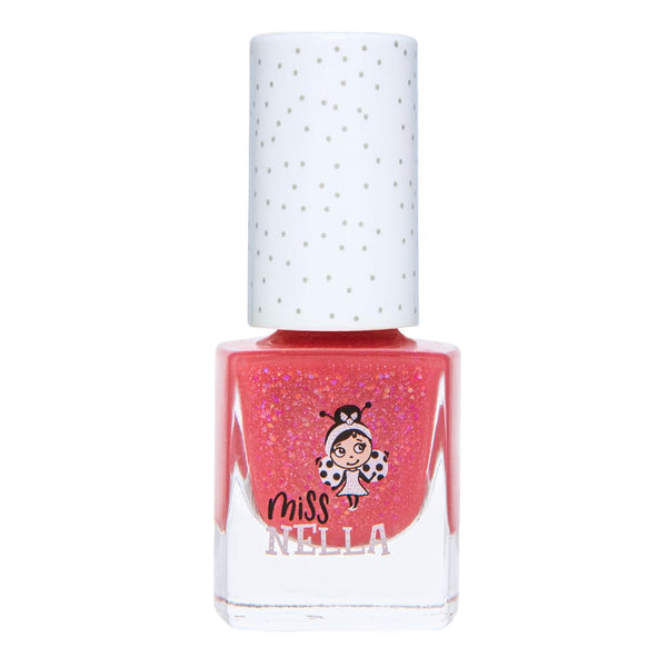 Sugar Hugs: Glittery Pink Peel Off Nail Polish