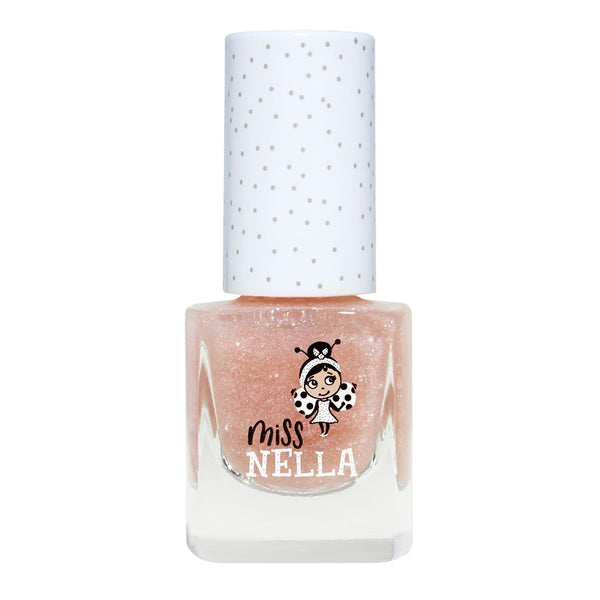Abracadabra Glitter: Pink Glitter Top Coat Peel Off Nail Polish