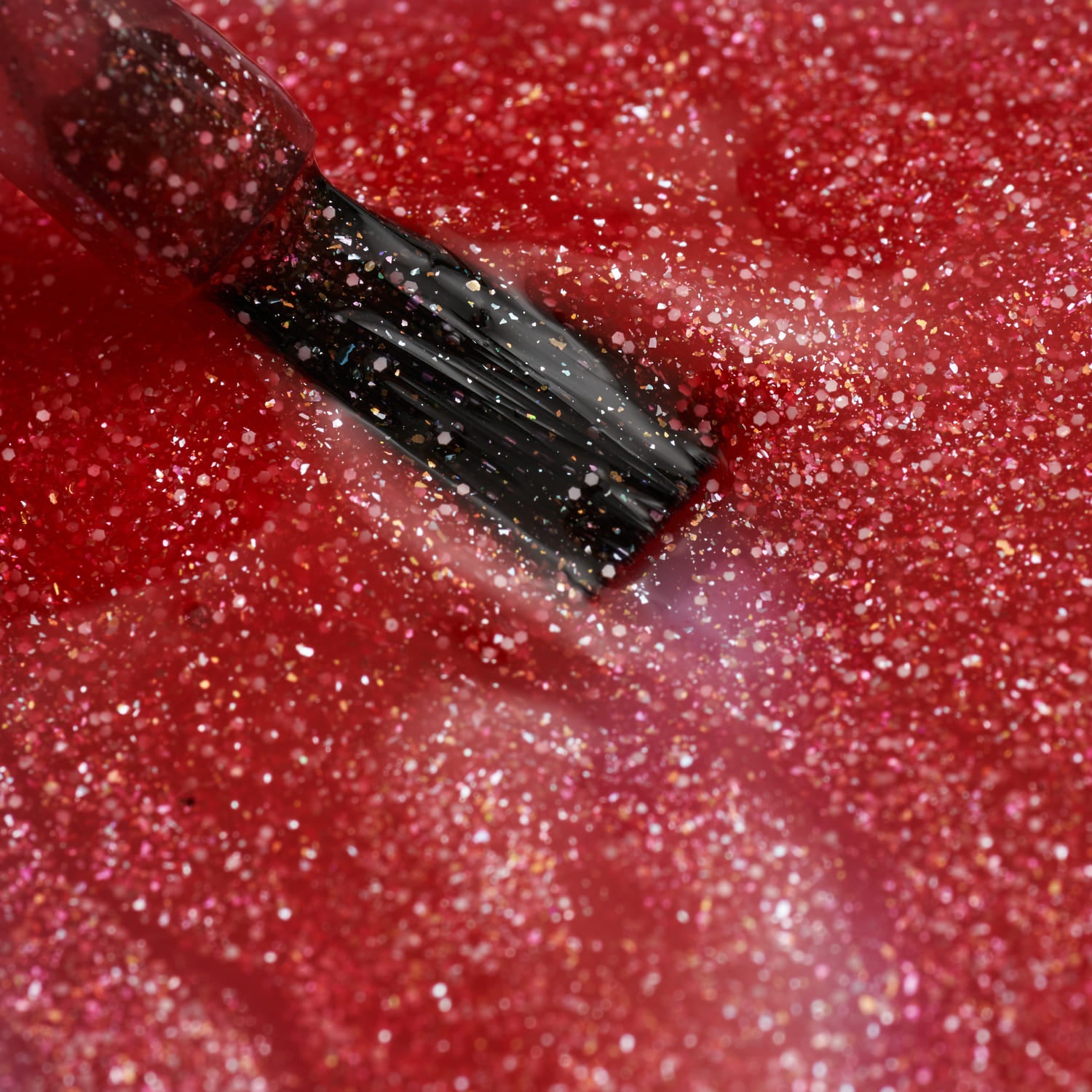 Croco Dazzle: Sparkly Red Peel Off Nail Polish